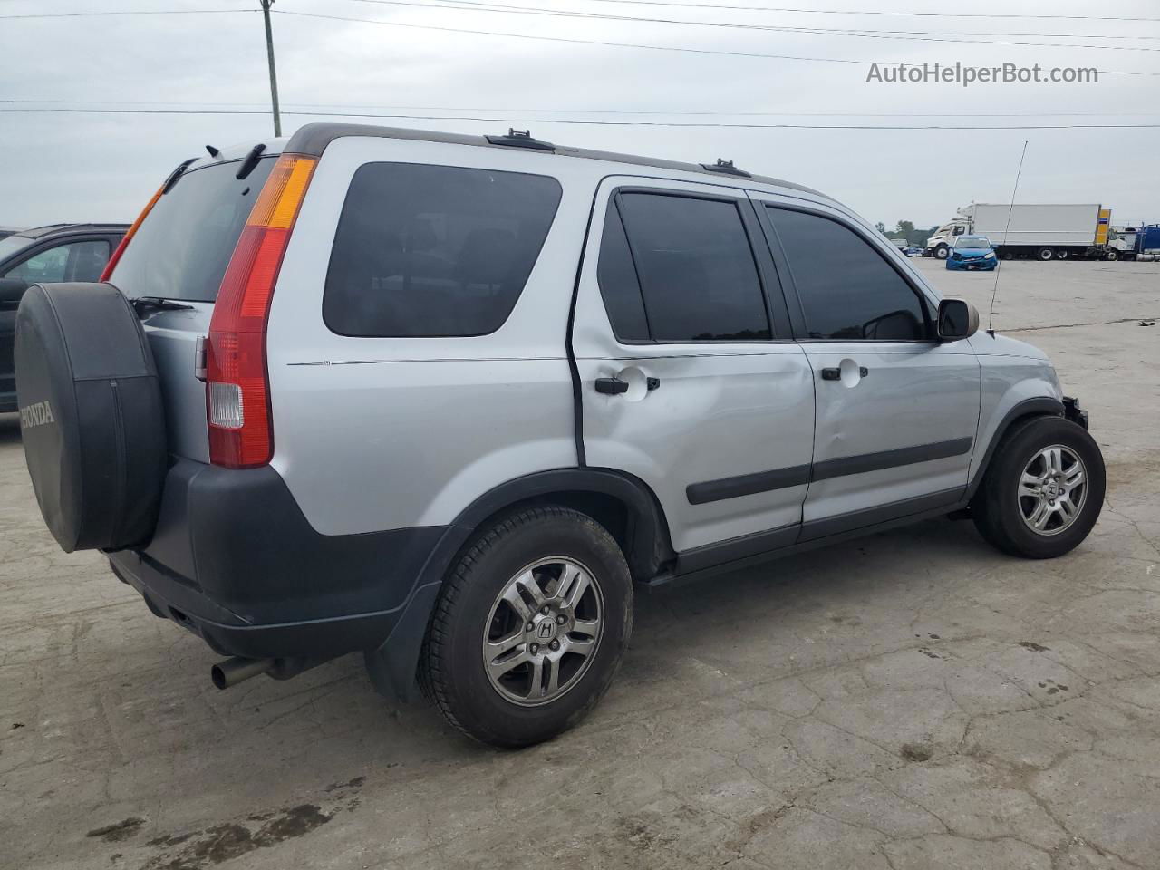 2004 Honda Cr-v Ex Silver vin: SHSRD788X4U231521