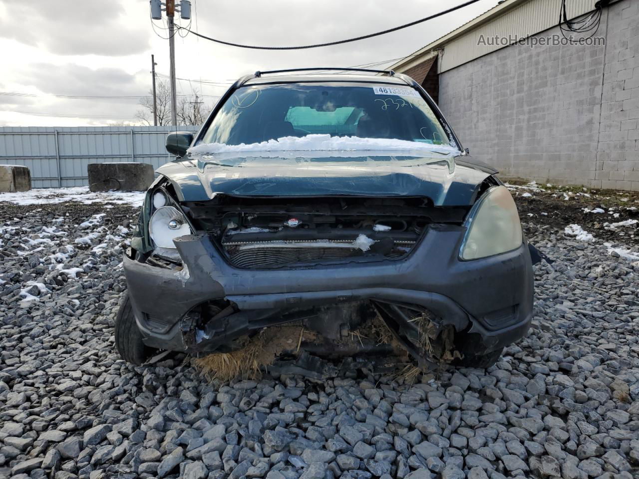 2004 Honda Cr-v Ex Green vin: SHSRD788X4U232166