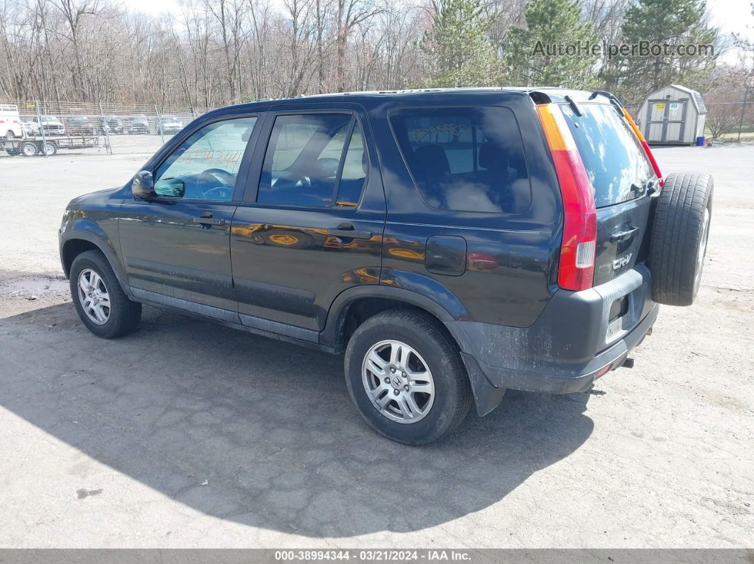 2004 Honda Cr-v Ex Black vin: SHSRD788X4U237156