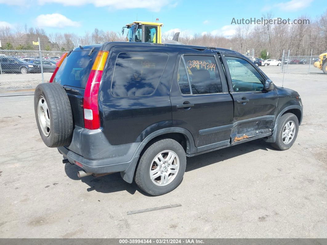 2004 Honda Cr-v Ex Black vin: SHSRD788X4U237156