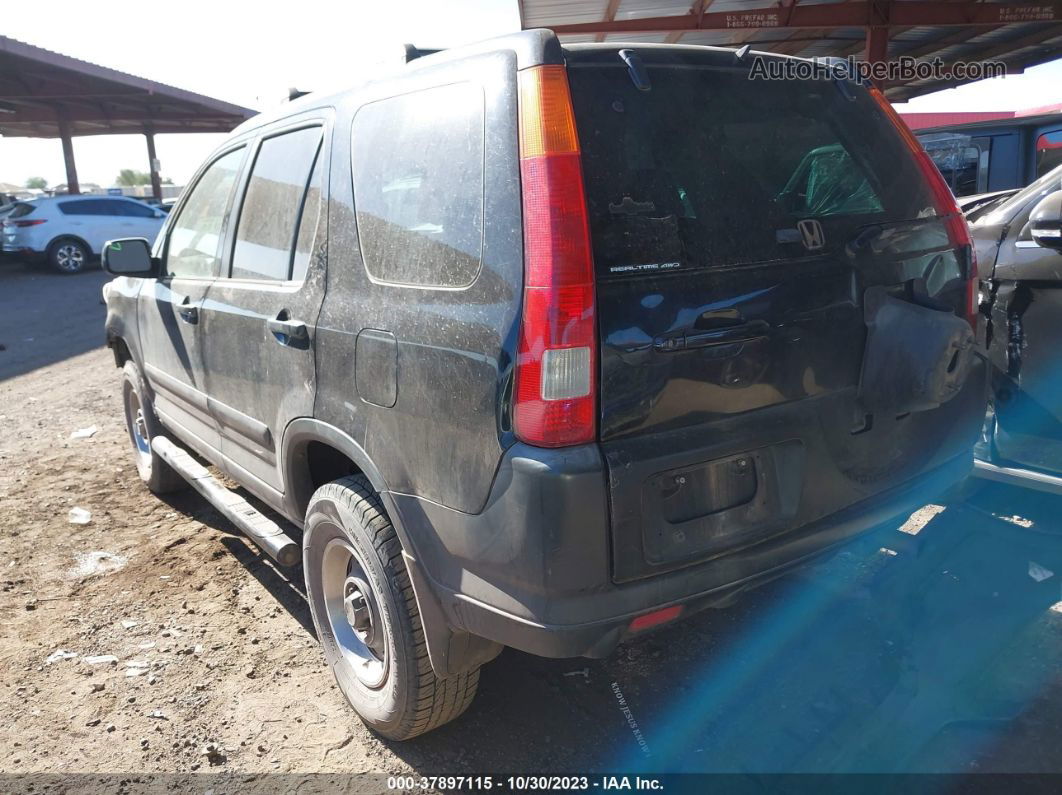 2004 Honda Cr-v Ex Black vin: SHSRD788X4U240042