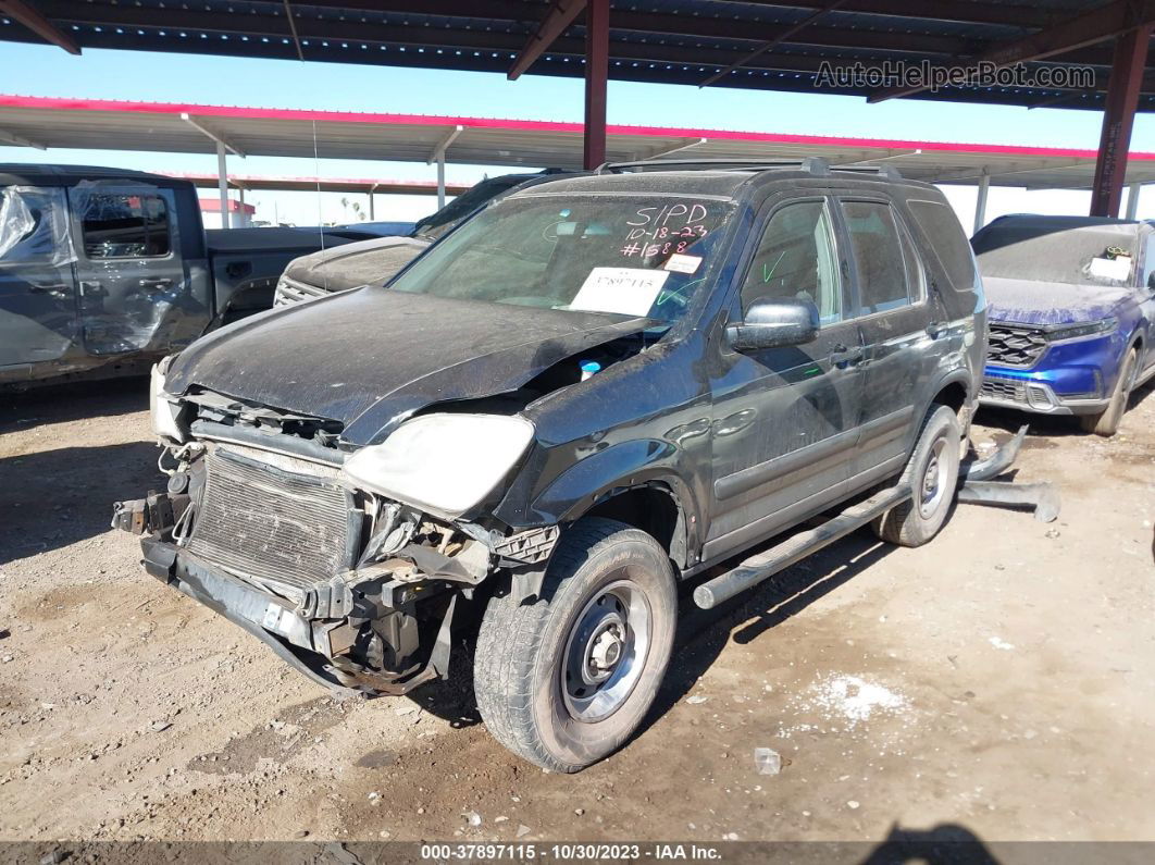 2004 Honda Cr-v Ex Black vin: SHSRD788X4U240042