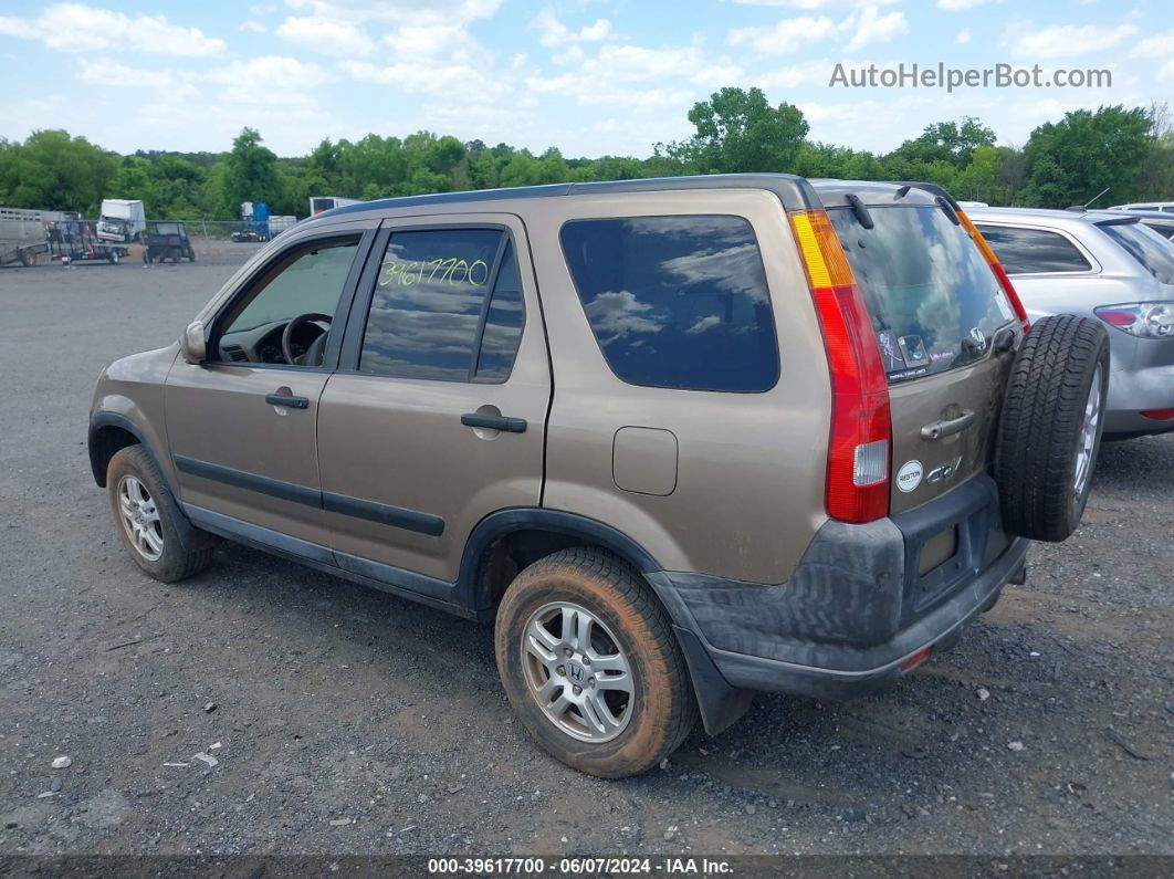 2004 Honda Cr-v Ex Beige vin: SHSRD788X4U246181