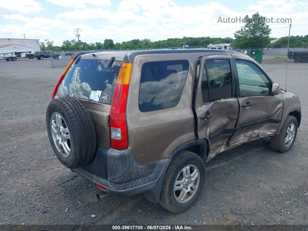 2004 Honda Cr-v Ex Beige vin: SHSRD788X4U246181