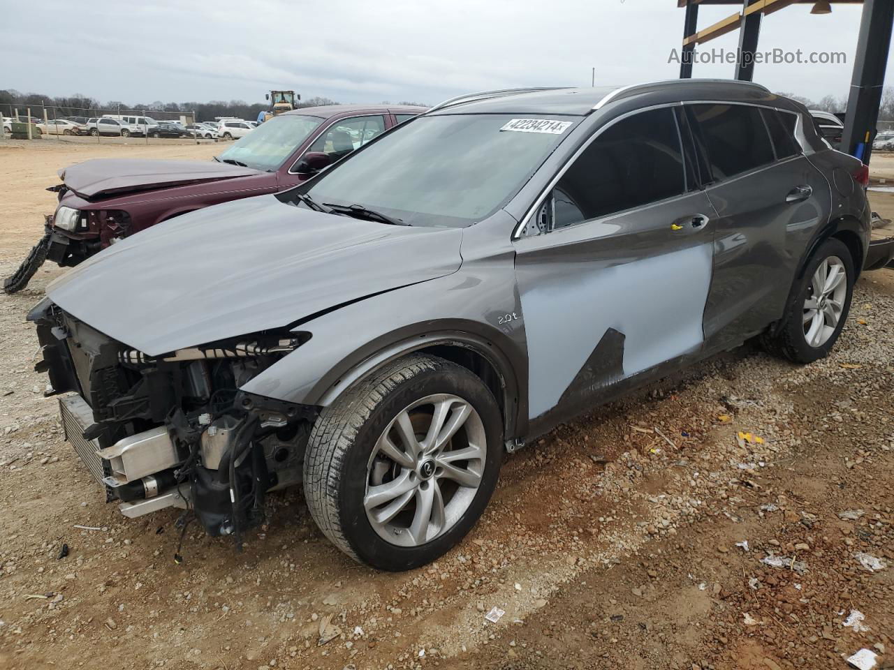 2018 Infiniti Qx30 Pure Gray vin: SJKCH5CP1JA002229