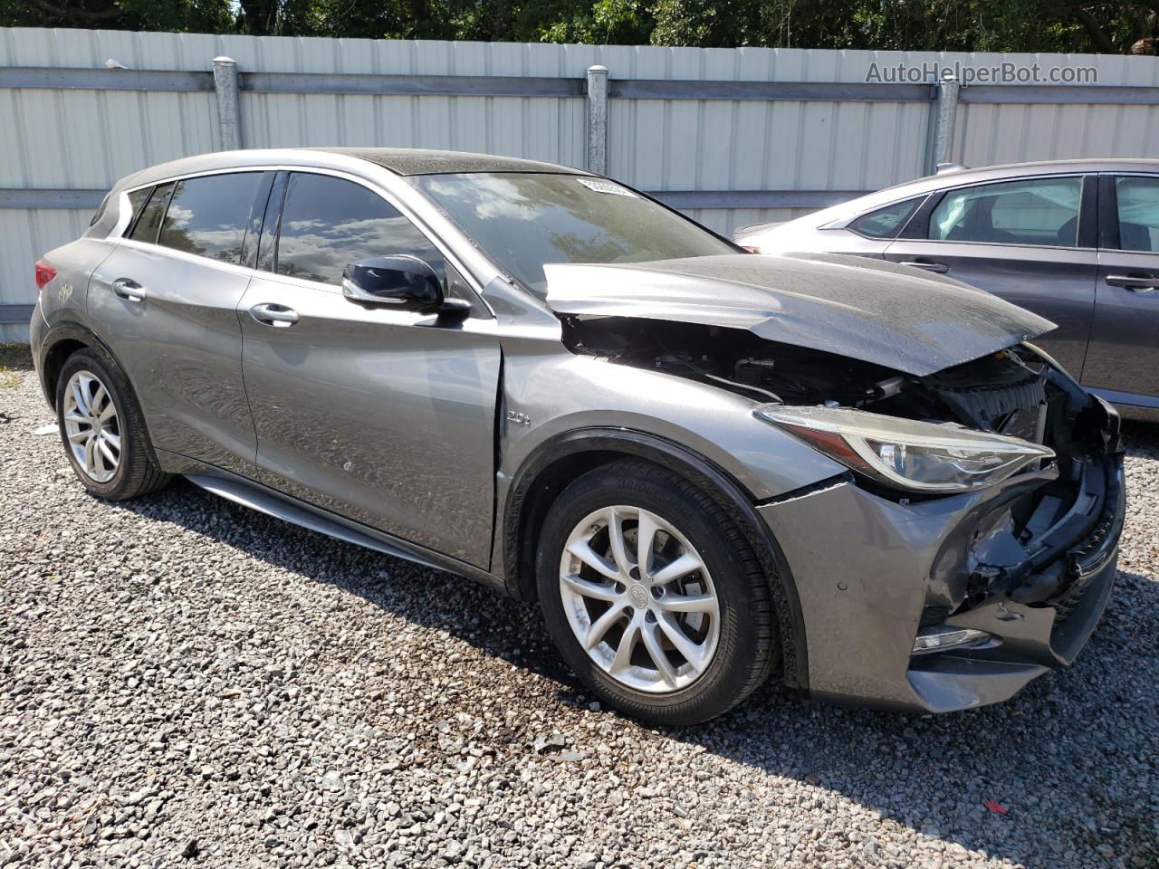 2018 Infiniti Qx30 Base Серый vin: SJKCH5CP1JA049387