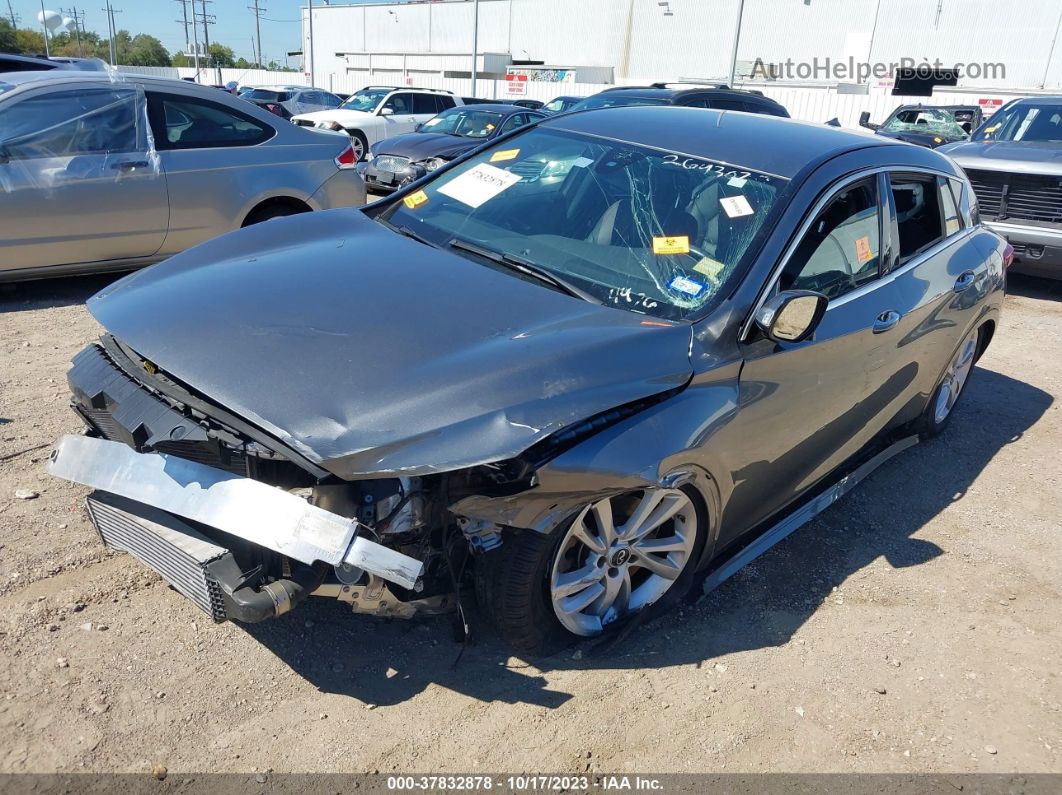 2018 Infiniti Qx30 Luxury Gray vin: SJKCH5CP1JA054976