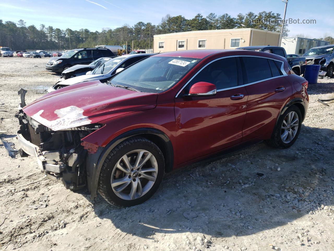 2018 Infiniti Qx30 Pure Maroon vin: SJKCH5CP2JA003020