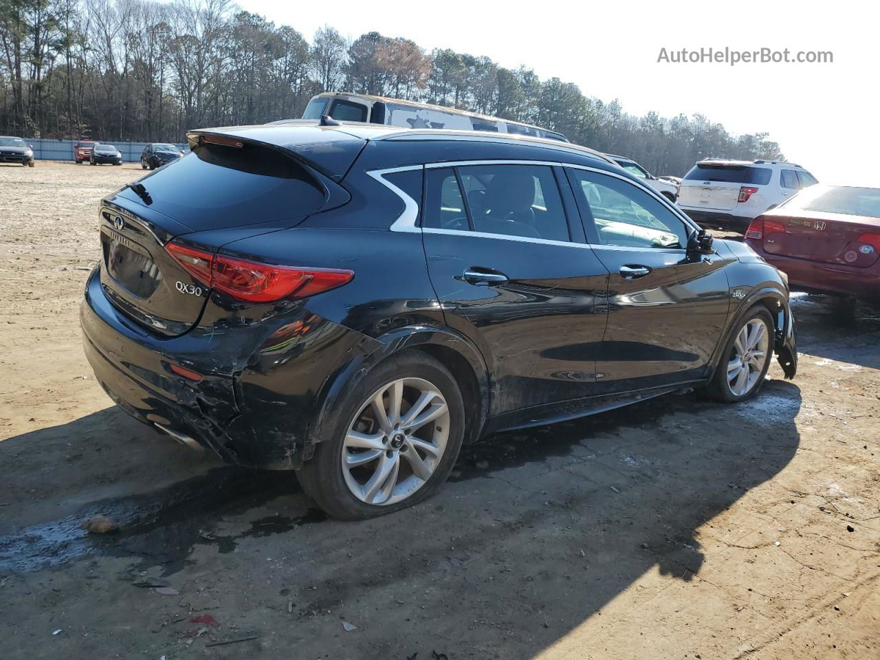 2018 Infiniti Qx30 Base Черный vin: SJKCH5CP2JA044022