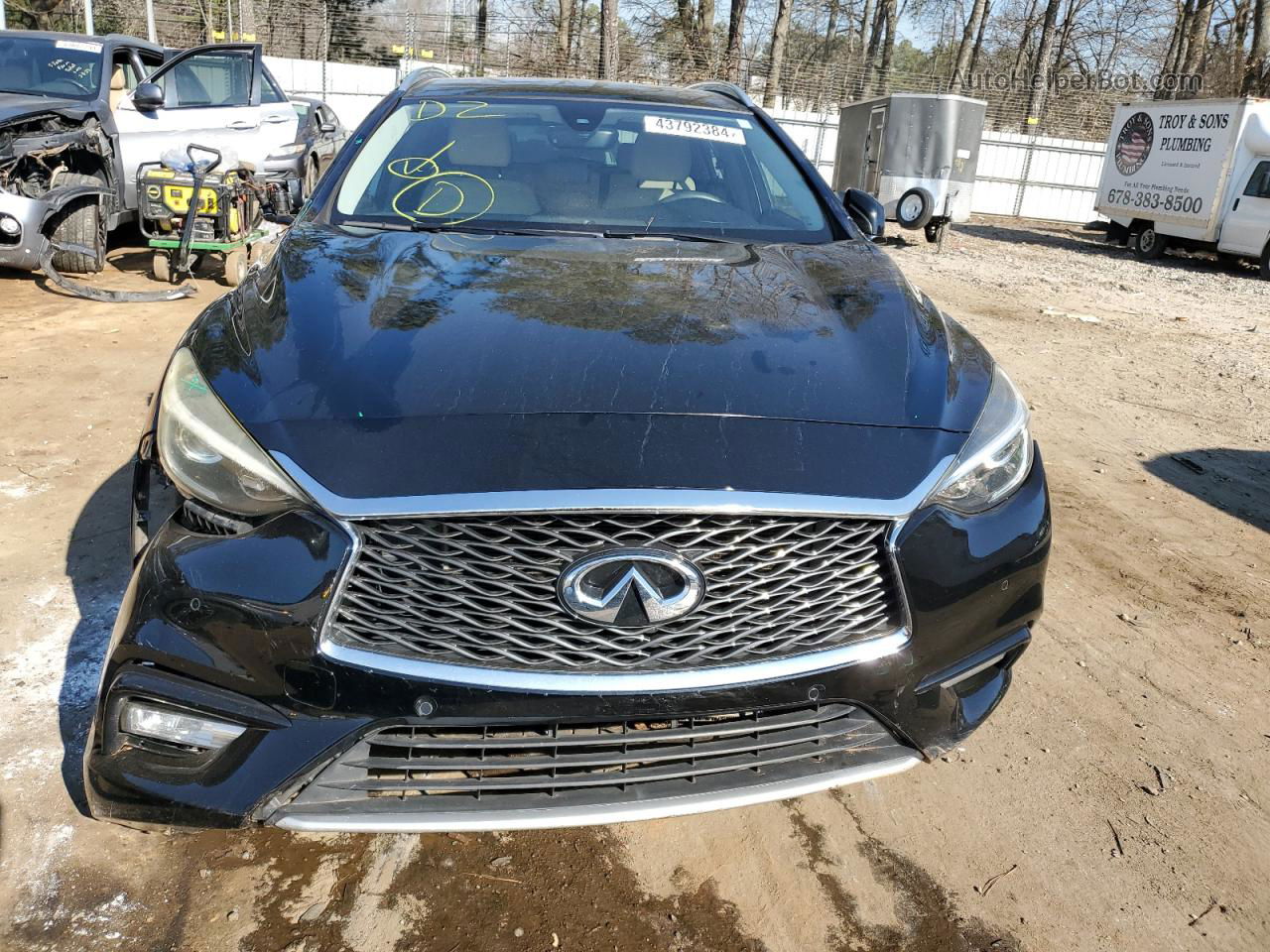 2018 Infiniti Qx30 Base Черный vin: SJKCH5CP2JA044022