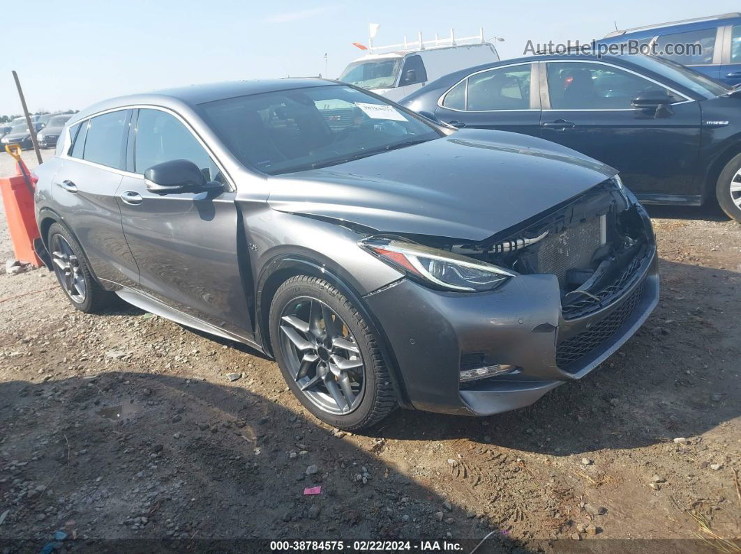 2018 Infiniti Qx30 Sport Gray vin: SJKCH5CP3JA002555