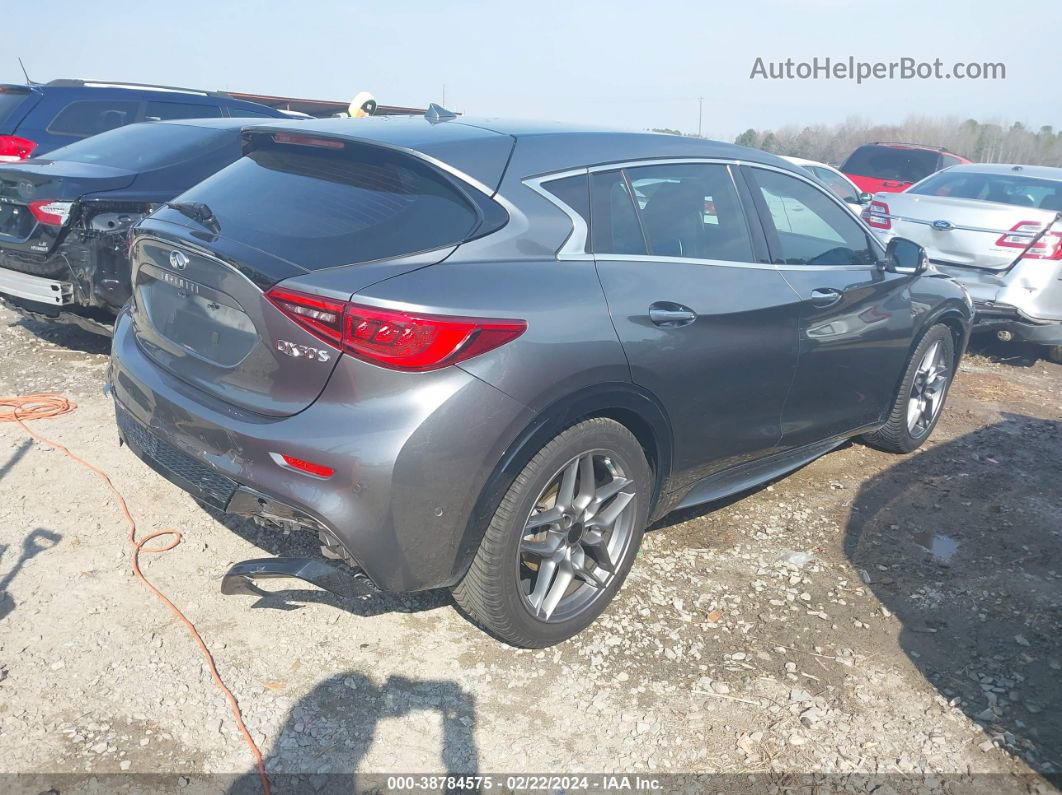 2018 Infiniti Qx30 Sport Gray vin: SJKCH5CP3JA002555