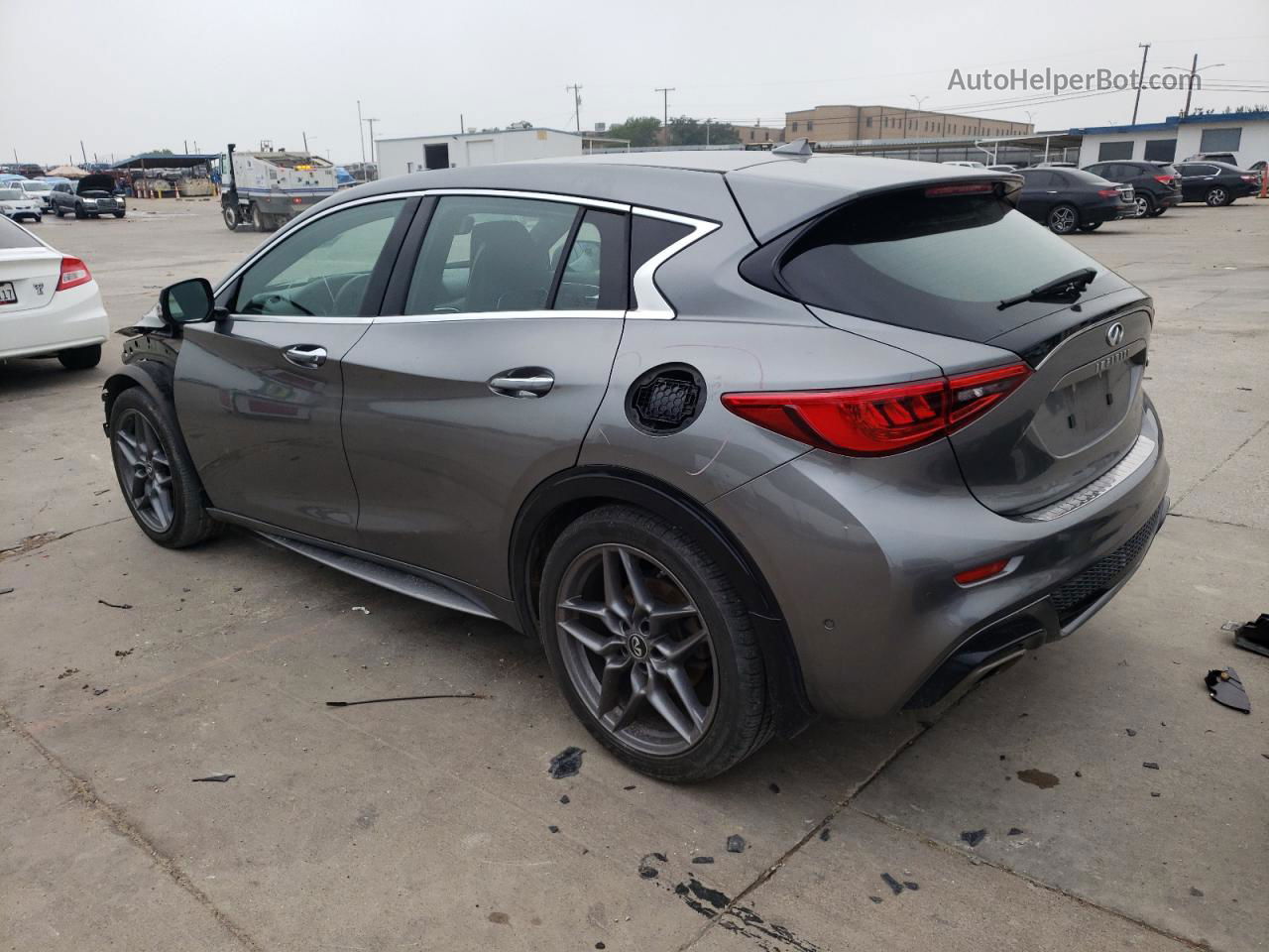 2018 Infiniti Qx30 Pure Gray vin: SJKCH5CP4JA002936