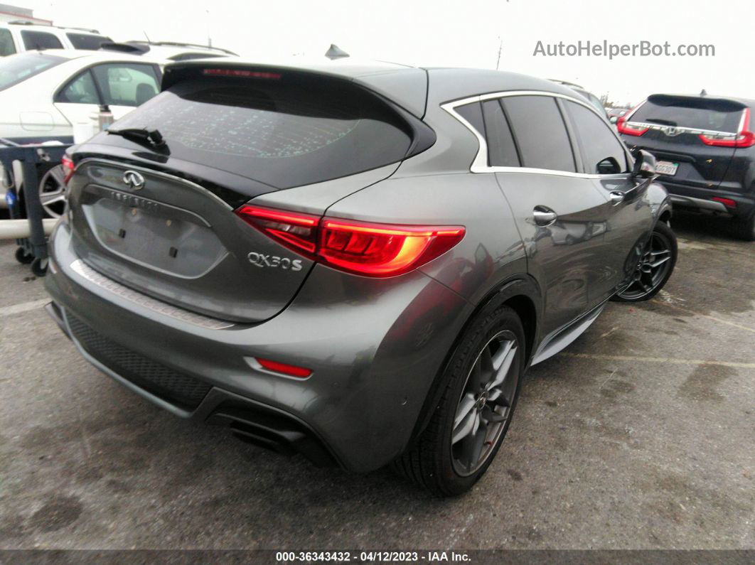 2018 Infiniti Qx30 Sport Gray vin: SJKCH5CP5JA046993