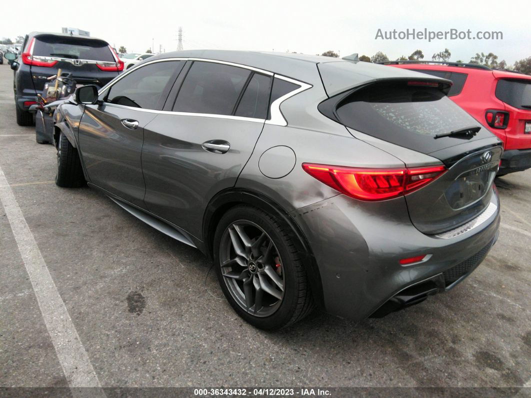 2018 Infiniti Qx30 Sport Gray vin: SJKCH5CP5JA046993