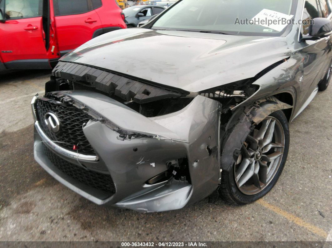 2018 Infiniti Qx30 Sport Gray vin: SJKCH5CP5JA046993