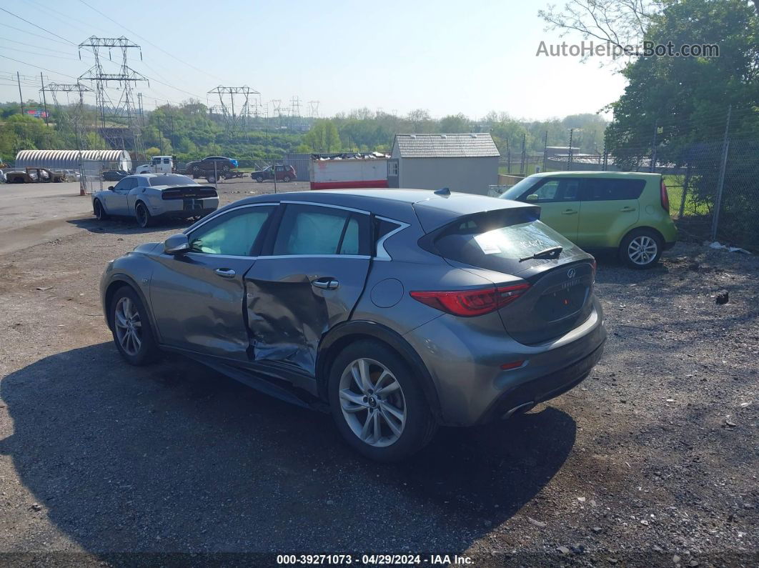 2018 Infiniti Qx30 Luxury Gray vin: SJKCH5CP5JA054642