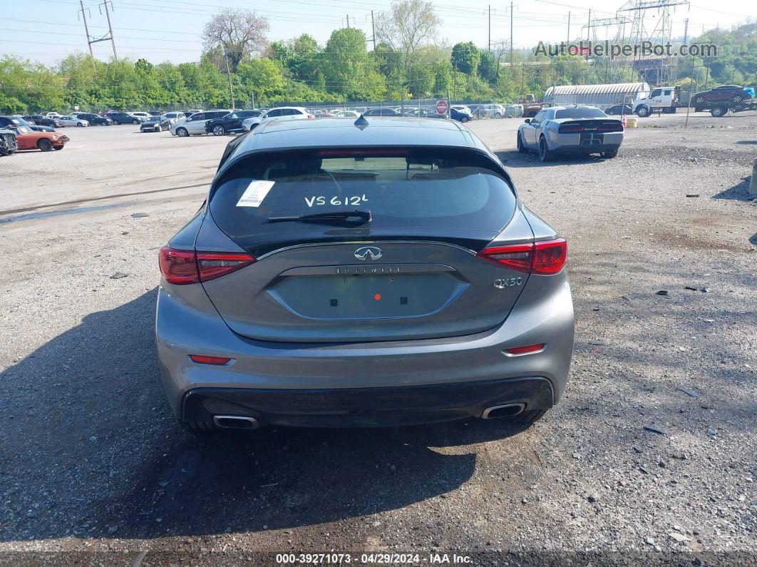 2018 Infiniti Qx30 Luxury Gray vin: SJKCH5CP5JA054642