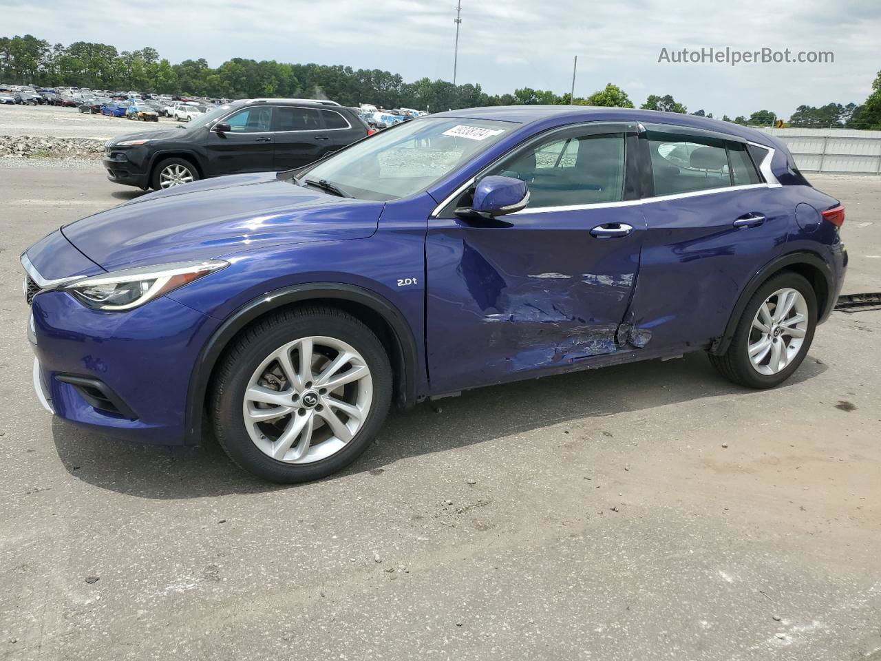 2018 Infiniti Qx30 Base Purple vin: SJKCH5CP5JA059338