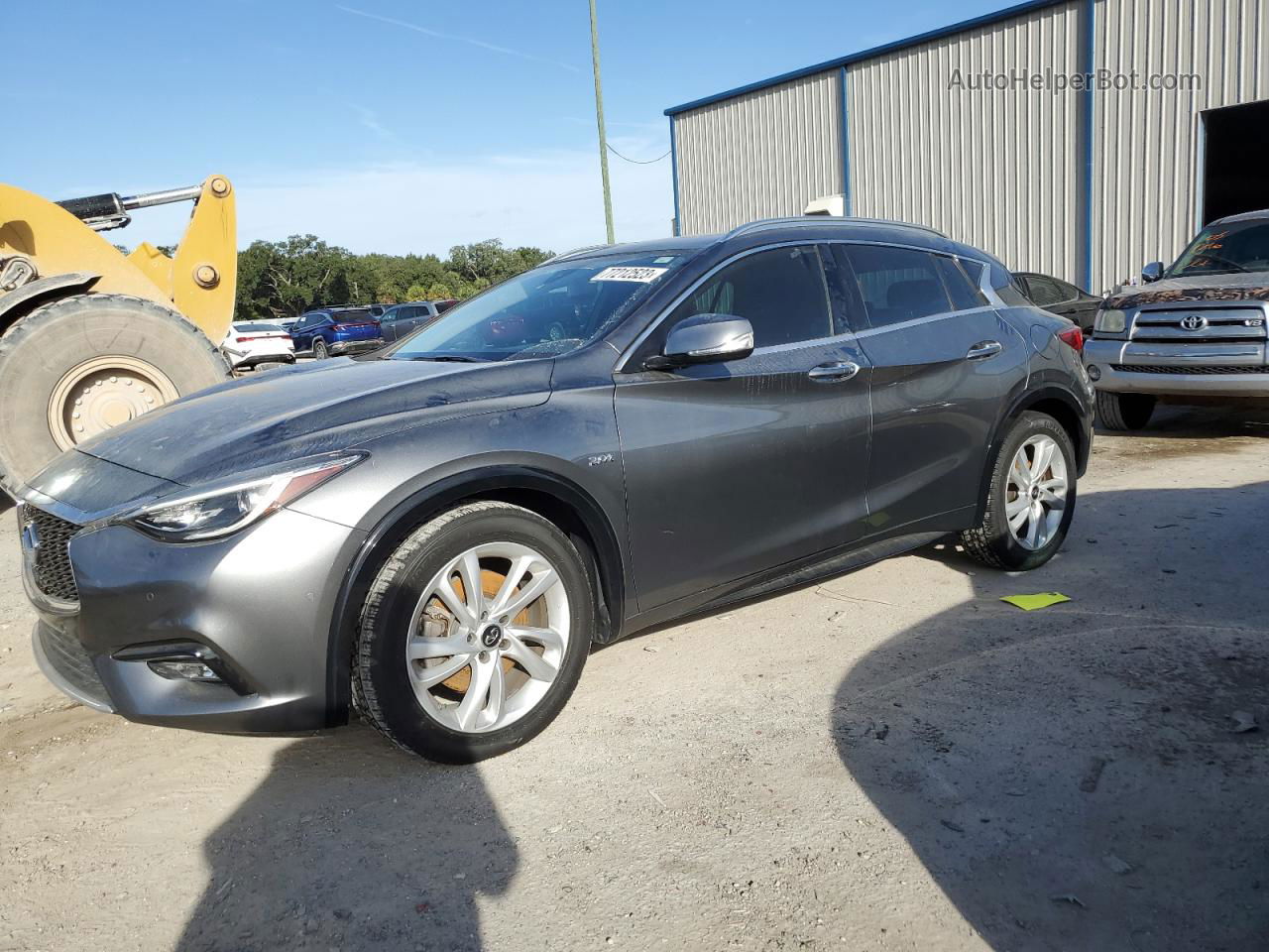 2018 Infiniti Qx30 Base Charcoal vin: SJKCH5CP6JA047165