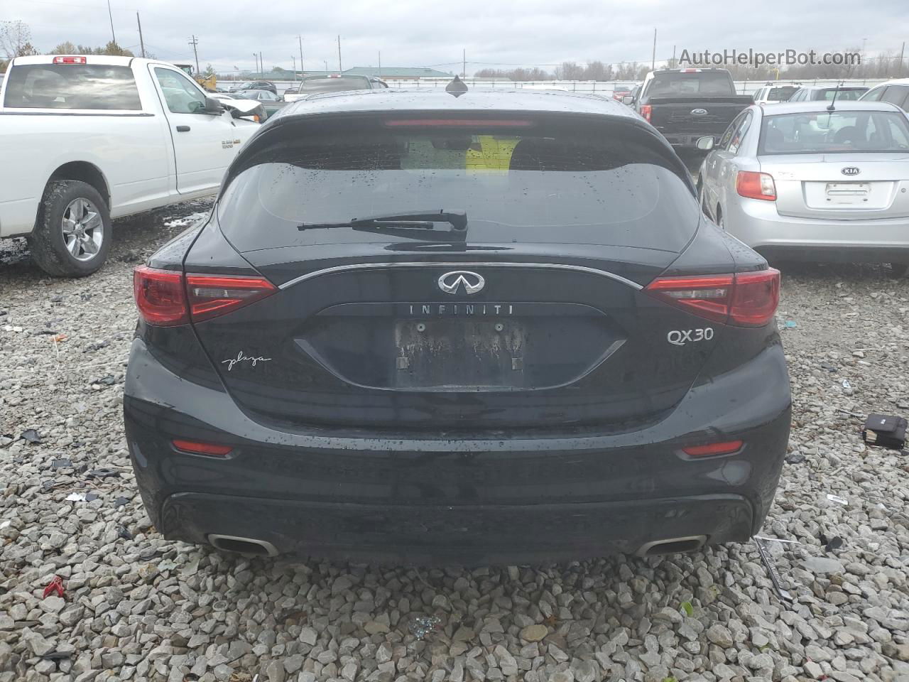 2018 Infiniti Qx30 Base Черный vin: SJKCH5CP6JA057694