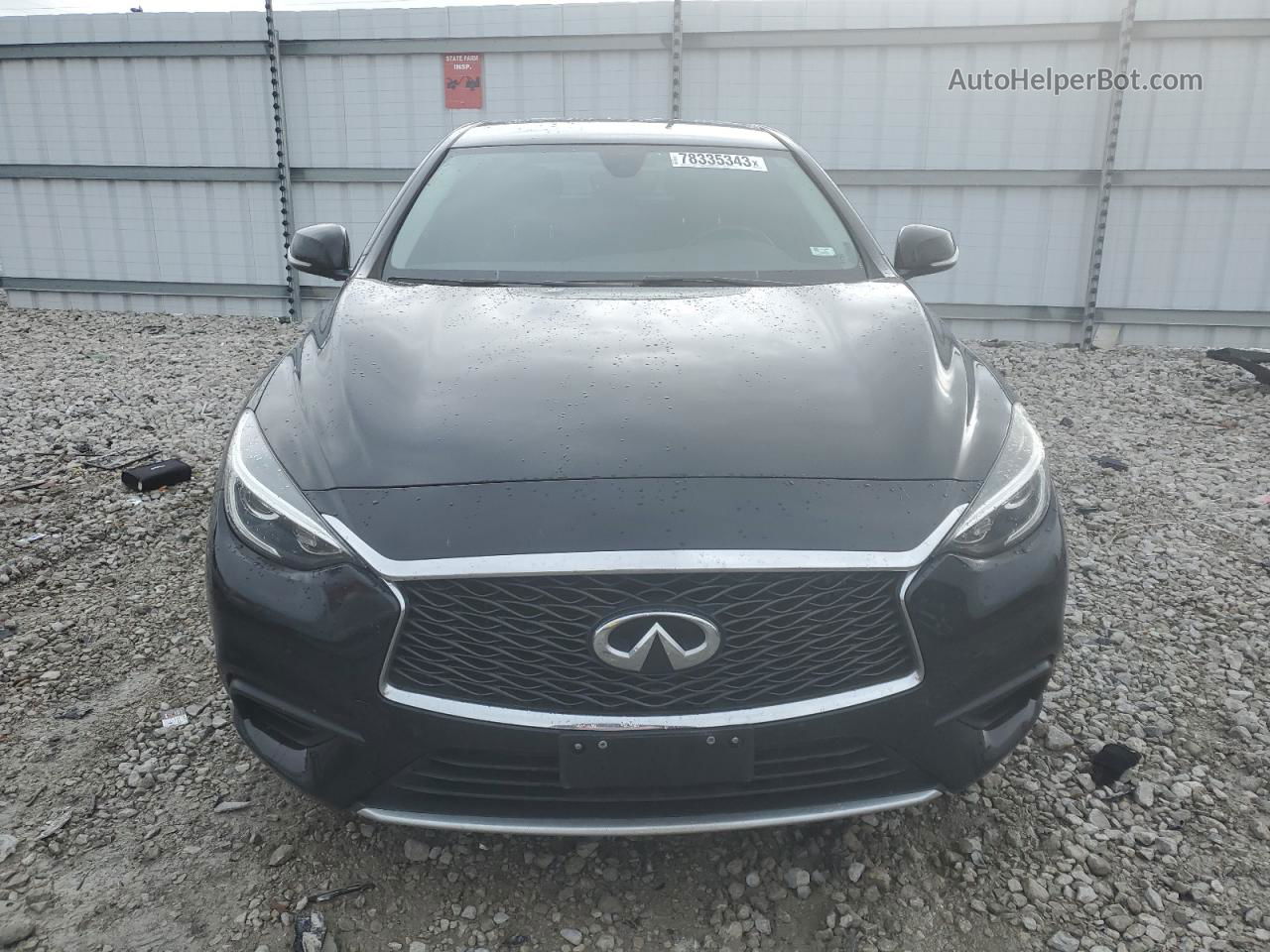 2018 Infiniti Qx30 Base Черный vin: SJKCH5CP6JA057694