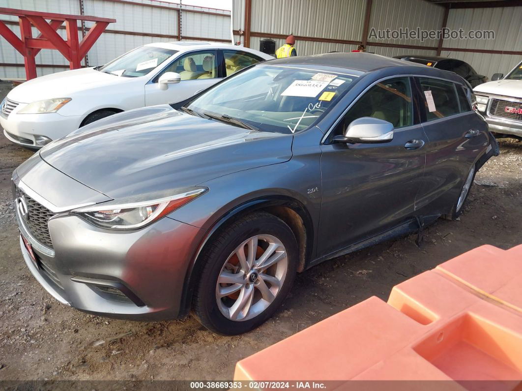 2018 Infiniti Qx30 Luxury Gray vin: SJKCH5CP8JA060726