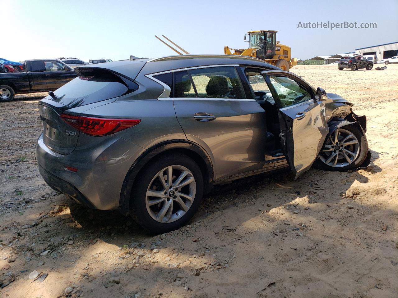 2018 Infiniti Qx30 Pure Gray vin: SJKCH5CP9JA003001