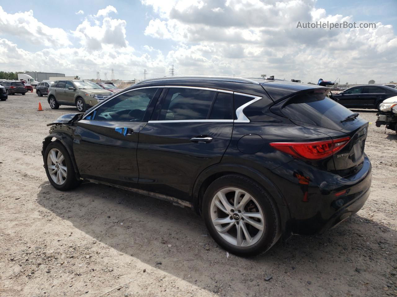 2018 Infiniti Qx30 Pure Черный vin: SJKCH5CPXJA005078