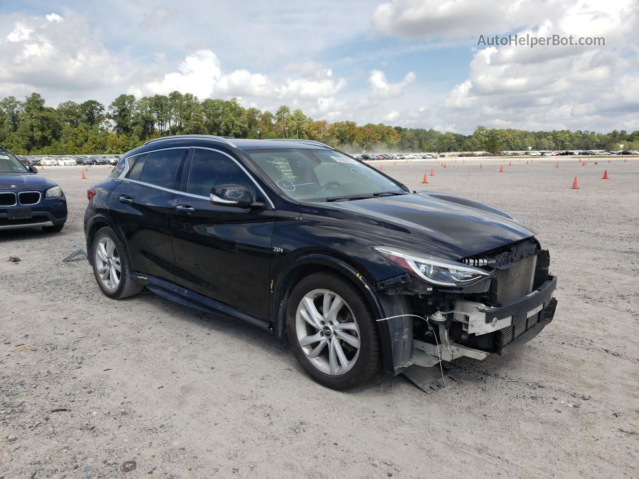 2018 Infiniti Qx30 Pure Черный vin: SJKCH5CPXJA005078