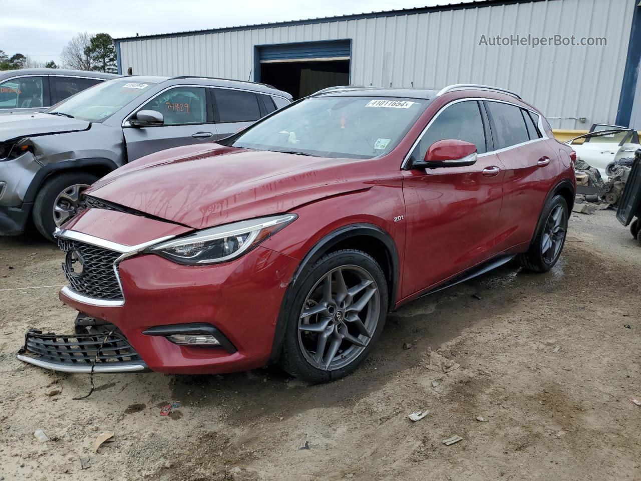 2018 Infiniti Qx30 Base Red vin: SJKCH5CPXJA055494