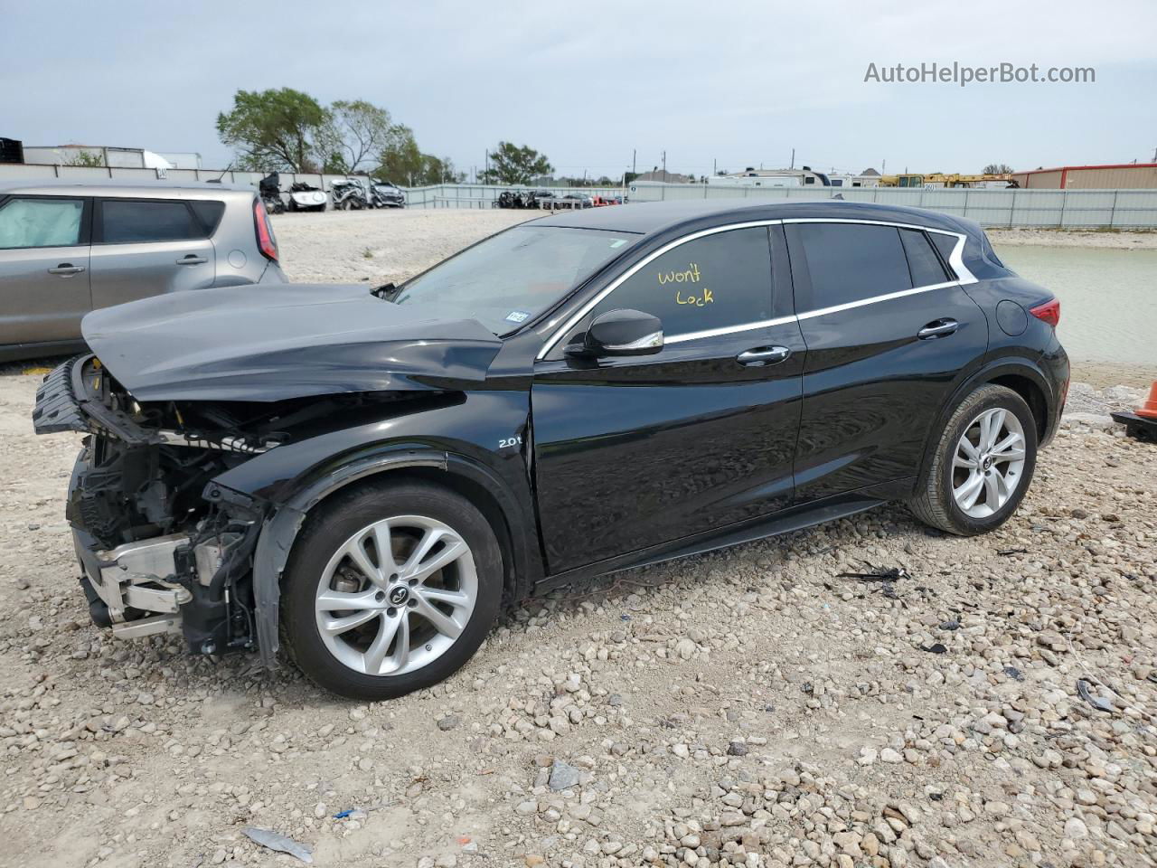 2018 Infiniti Qx30 Base Черный vin: SJKCH5CPXJA057536