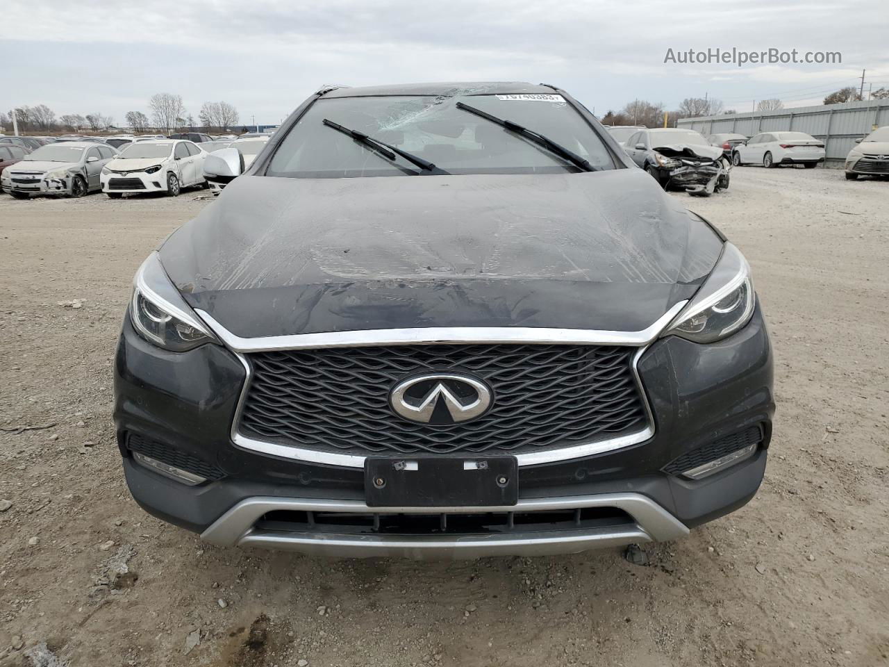 2018 Infiniti Qx30 Base Black vin: SJKCH5CR0JA049401