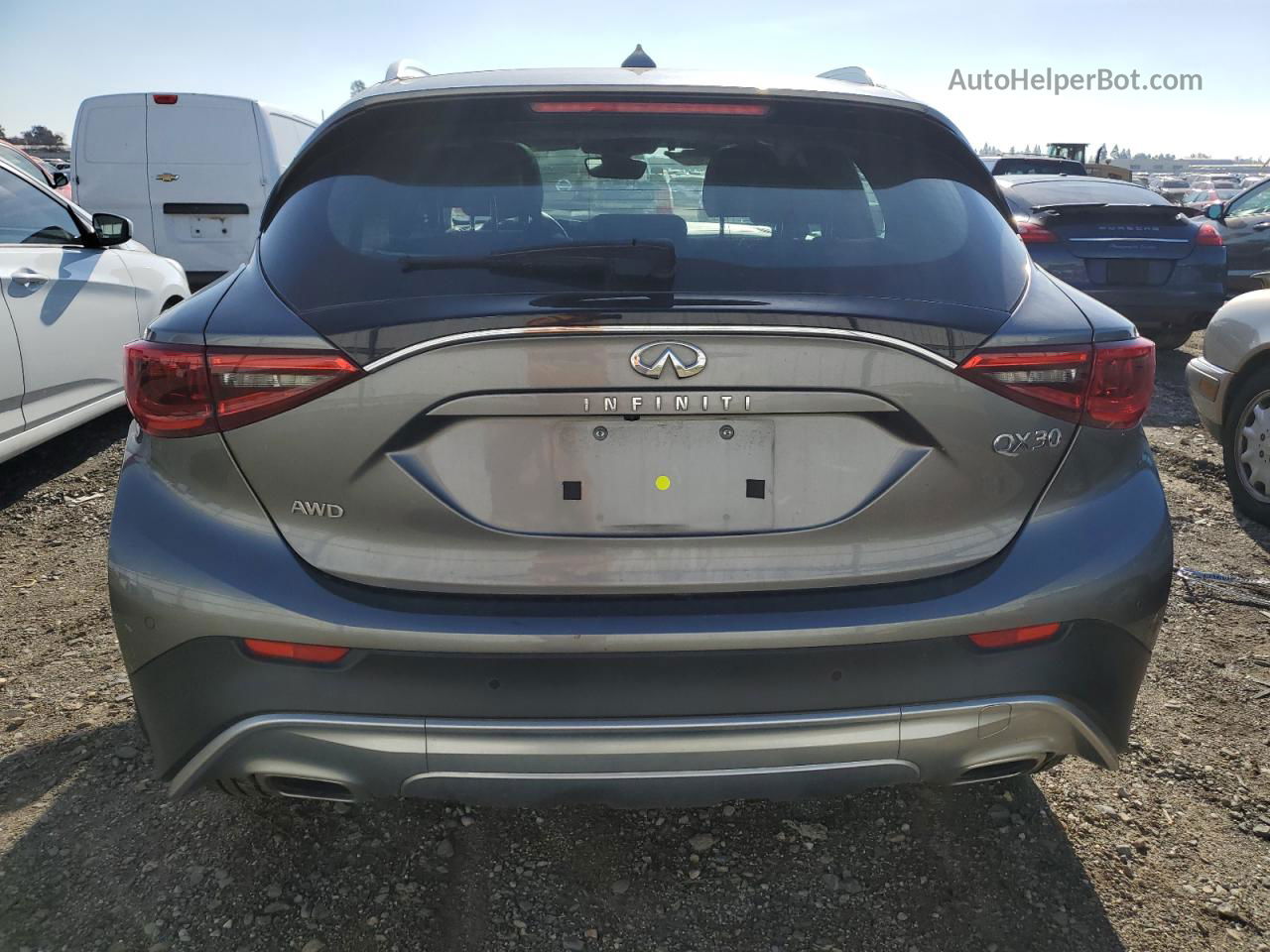 2018 Infiniti Qx30 Base Серый vin: SJKCH5CR2JA054888