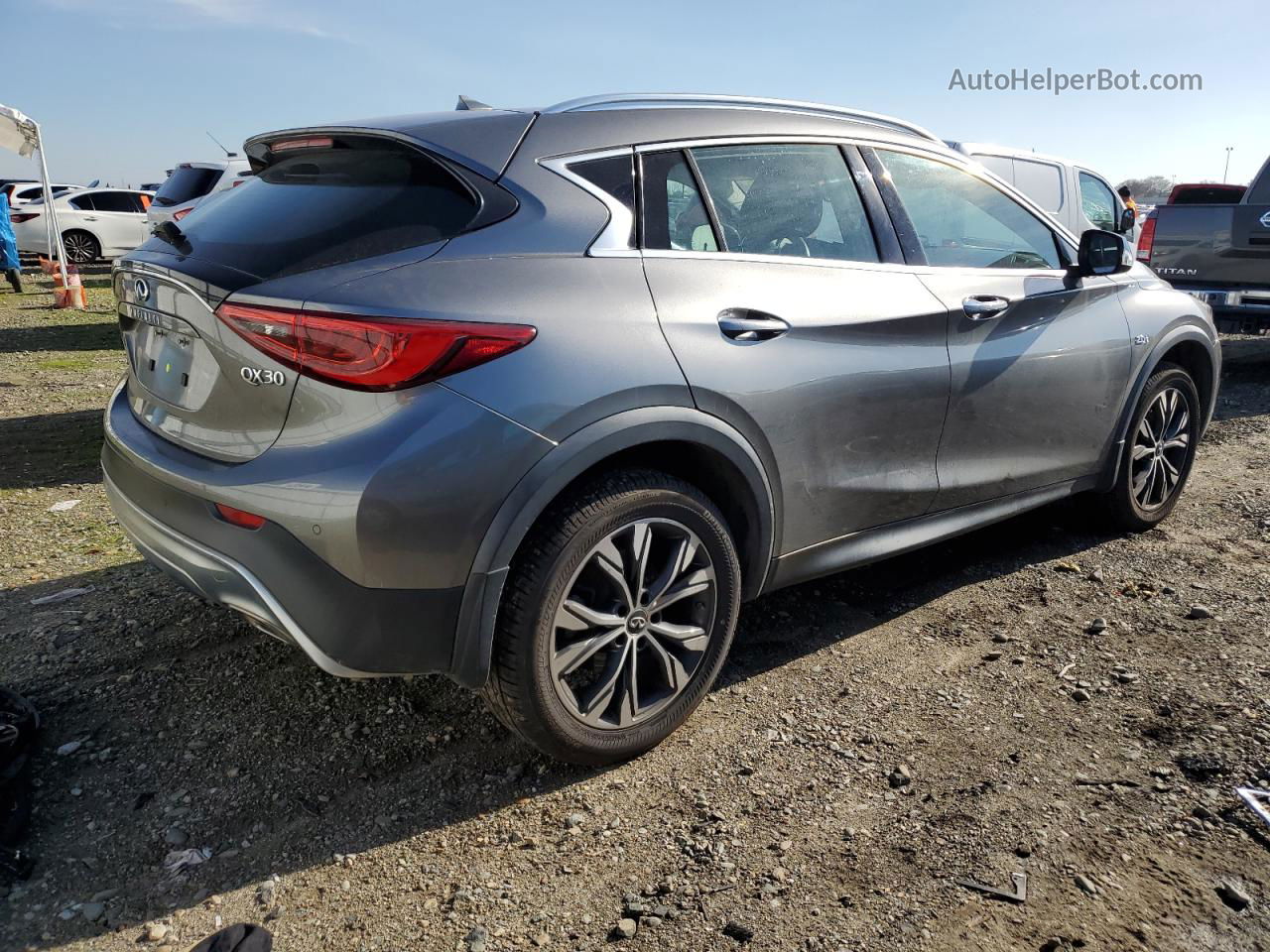 2018 Infiniti Qx30 Base Серый vin: SJKCH5CR2JA054888