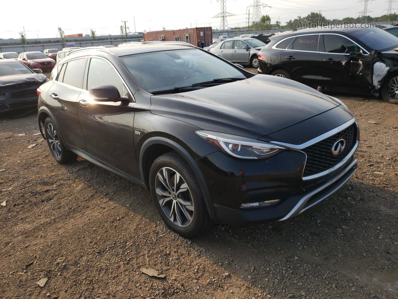 2018 Infiniti Qx30 Base Black vin: SJKCH5CR3JA046525