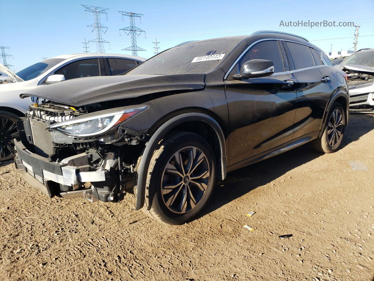 2018 Infiniti Qx30 Base Black vin: SJKCH5CR4JA055685