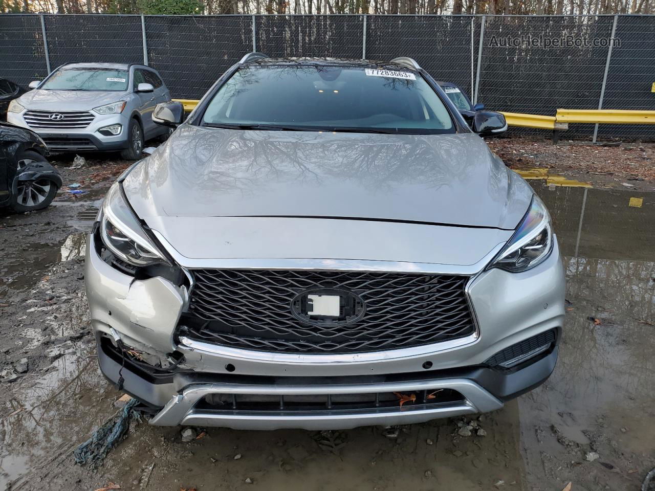 2018 Infiniti Qx30 Pure Silver vin: SJKCH5CR6JA002034