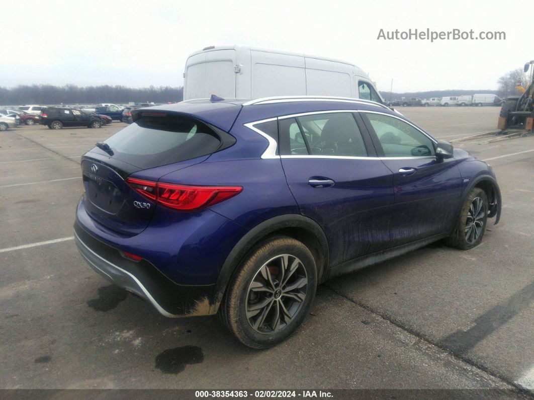 2018 Infiniti Qx30 Luxury Dark Blue vin: SJKCH5CR7JA044583