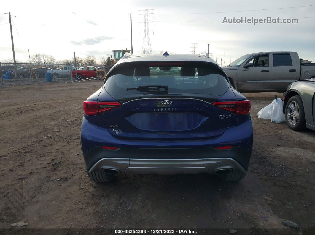 2018 Infiniti Qx30 Luxury Dark Blue vin: SJKCH5CR7JA044583