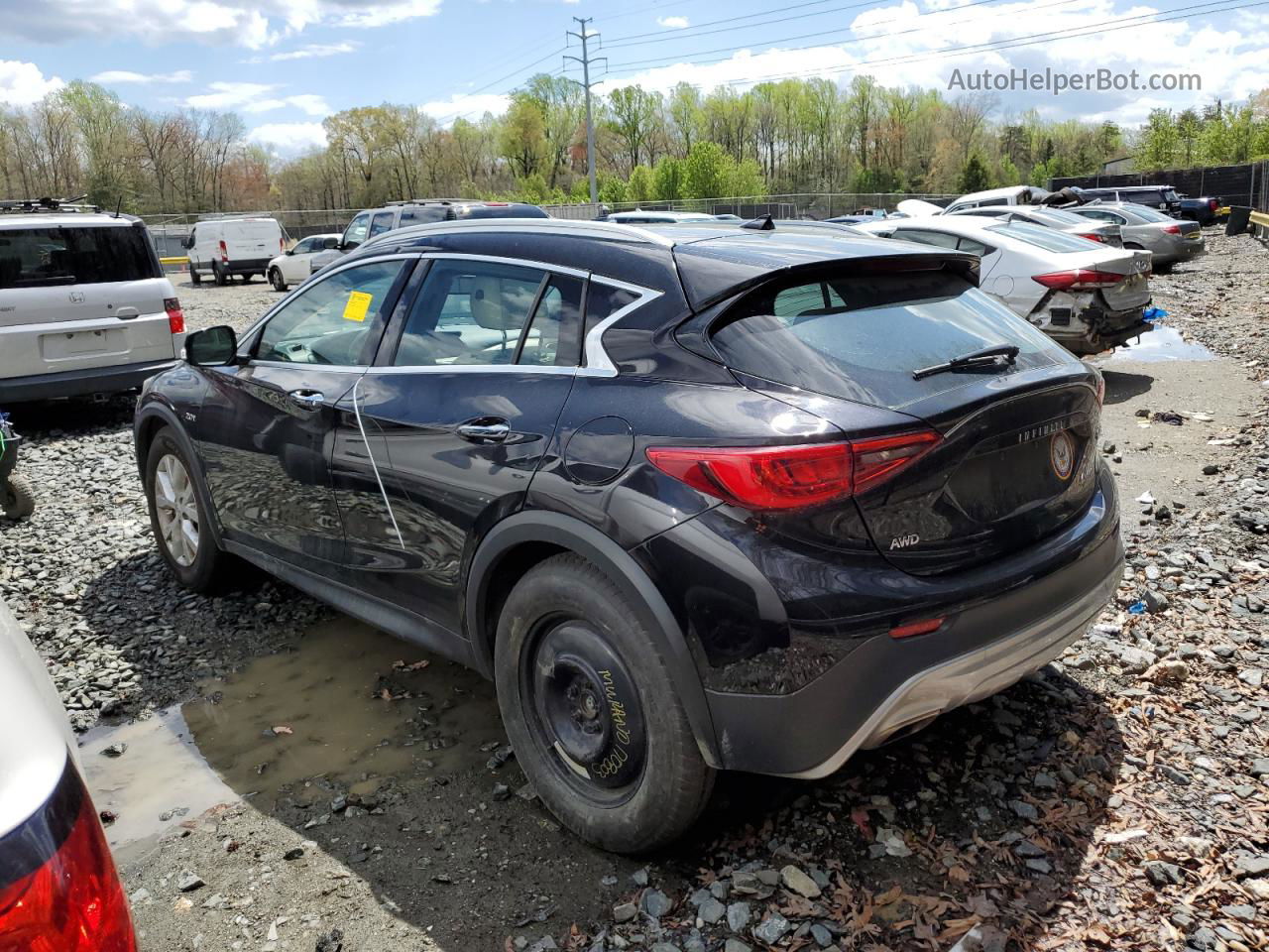 2018 Infiniti Qx30 Base Black vin: SJKCH5CR7JA044597