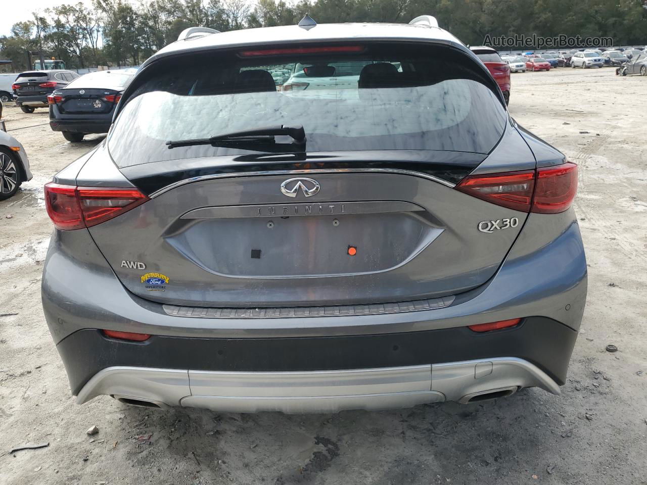 2018 Infiniti Qx30 Base Gray vin: SJKCH5CR9JA055312