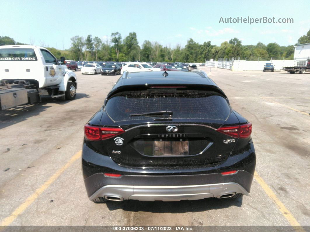 2018 Infiniti Qx30 Luxury Black vin: SJKCH5CR9JA056718