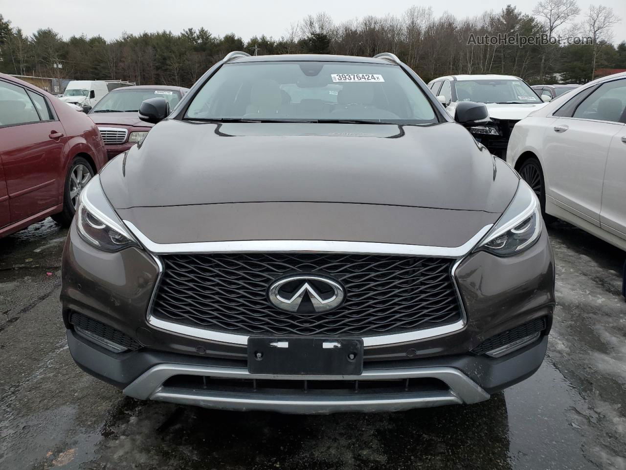 2018 Infiniti Qx30 Base Brown vin: SJKCH5CRXJA041631