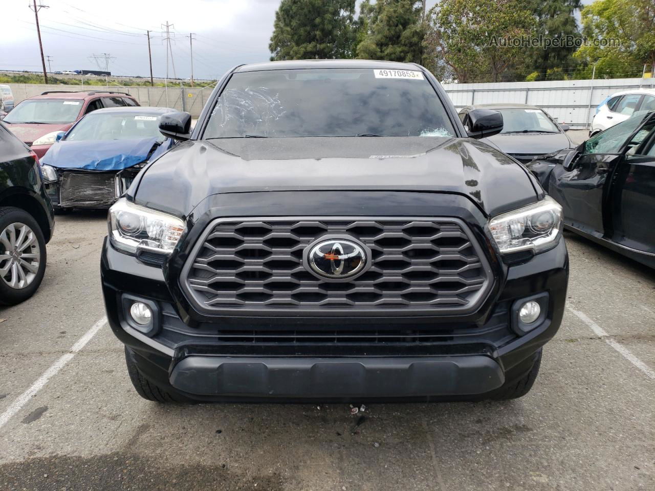 2017 Toyota Tacoma Double Cab Black vin: 3TMAZ5CN8HM045985