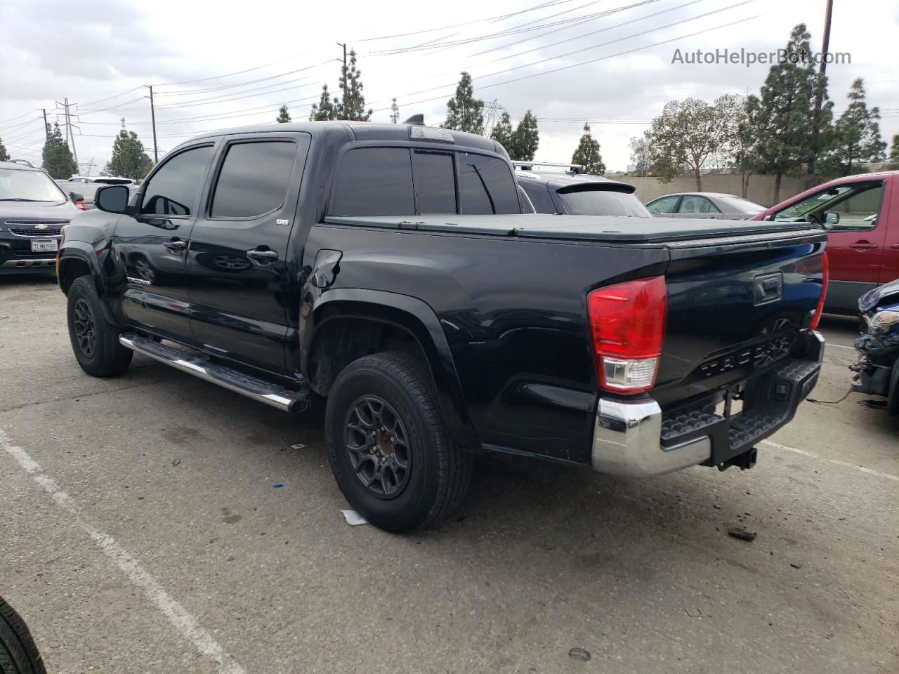 2017 Toyota Tacoma Double Cab Black vin: 3TMAZ5CN8HM045985