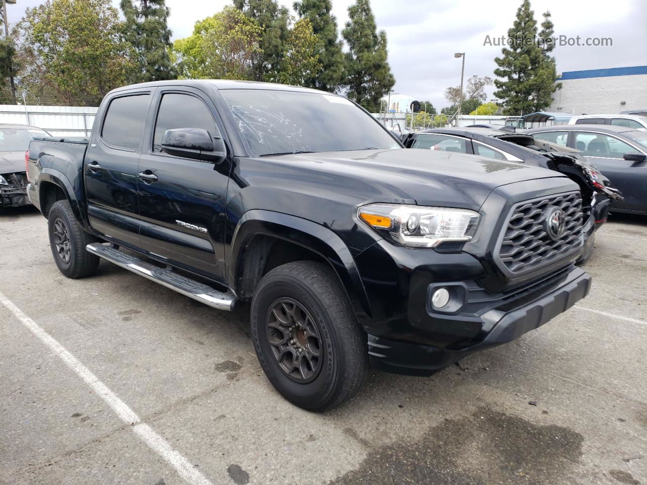 2017 Toyota Tacoma Double Cab Black vin: 3TMAZ5CN8HM045985