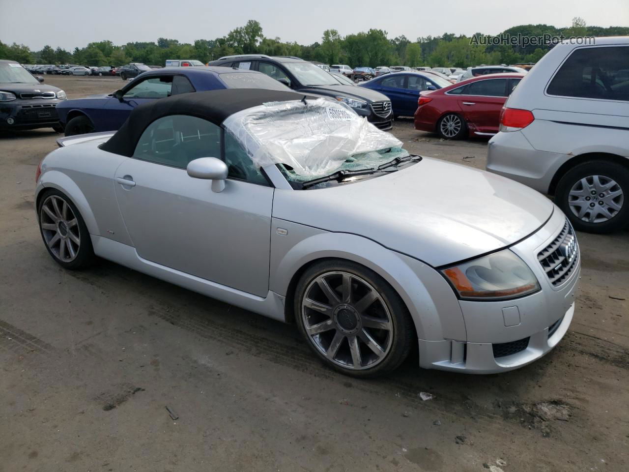 2005 Audi Tt 3.2 Silver vin: TRUUF28N451002076