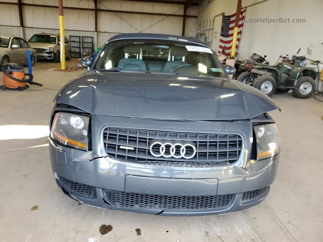 2005 Audi Tt Quattro Gray vin: TRUUT28N551001138