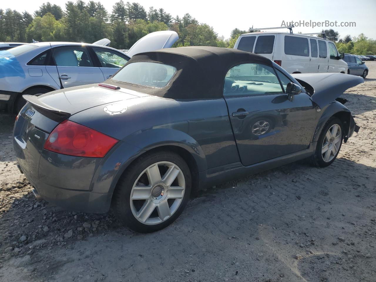 2005 Audi Tt Quattro Серый vin: TRUUT28N651002928